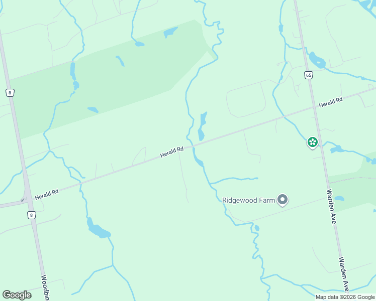 map of restaurants, bars, coffee shops, grocery stores, and more near 2703 Herald Road in East Gwillimbury