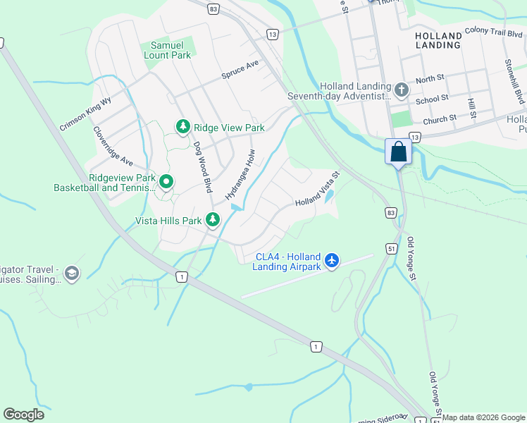 map of restaurants, bars, coffee shops, grocery stores, and more near 8 Tremoy Road in East Gwillimbury