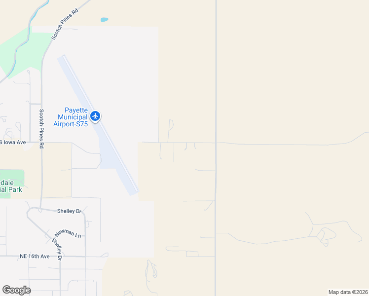 map of restaurants, bars, coffee shops, grocery stores, and more near 2451 Watts Lane in Payette