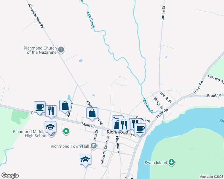 map of restaurants, bars, coffee shops, grocery stores, and more near 37 Hatch Street in Richmond