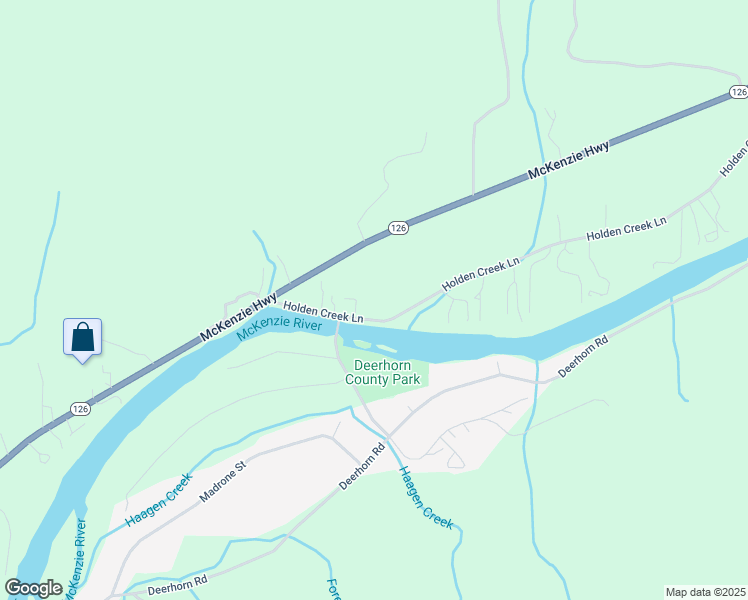 map of restaurants, bars, coffee shops, grocery stores, and more near 41895 Holden Creek Lane in Springfield