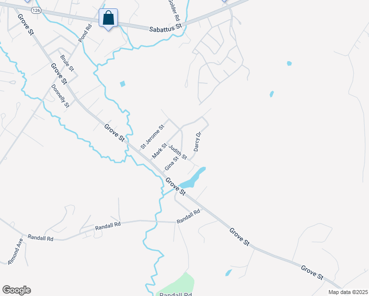 map of restaurants, bars, coffee shops, grocery stores, and more near 23 Gina Street in Lewiston