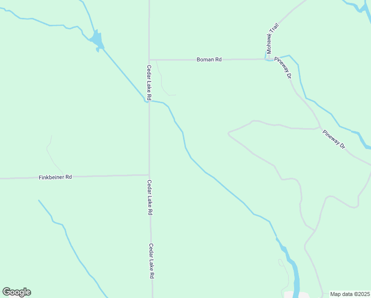 map of restaurants, bars, coffee shops, grocery stores, and more near 4254-4408 Cedar Lake Road in Gladwin