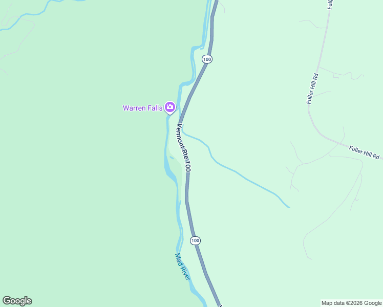 map of restaurants, bars, coffee shops, grocery stores, and more near 3955 Vermont 100 in Warren