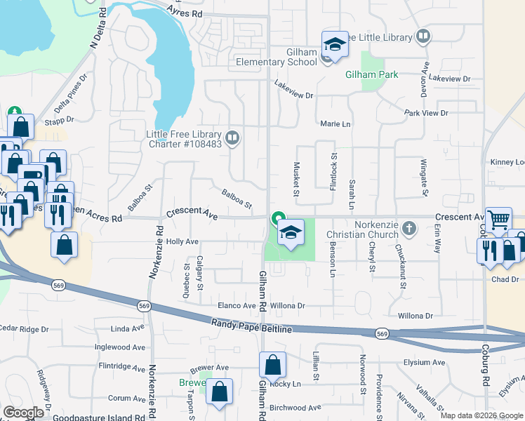 map of restaurants, bars, coffee shops, grocery stores, and more near in Eugene