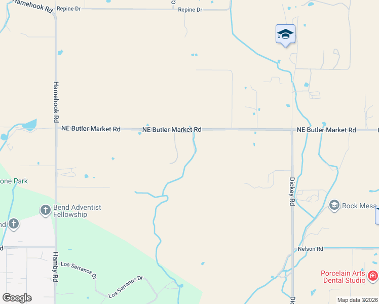 map of restaurants, bars, coffee shops, grocery stores, and more near 21821 Northeast Butler Market Road in Bend