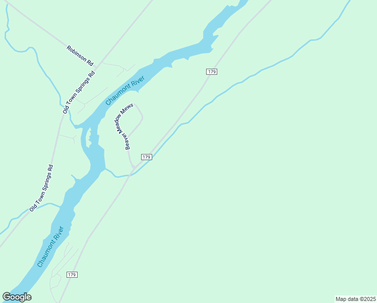 map of restaurants, bars, coffee shops, grocery stores, and more near 29426 County Road 179 in Chaumont