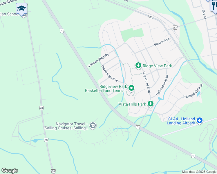 map of restaurants, bars, coffee shops, grocery stores, and more near Acacia Court in East Gwillimbury