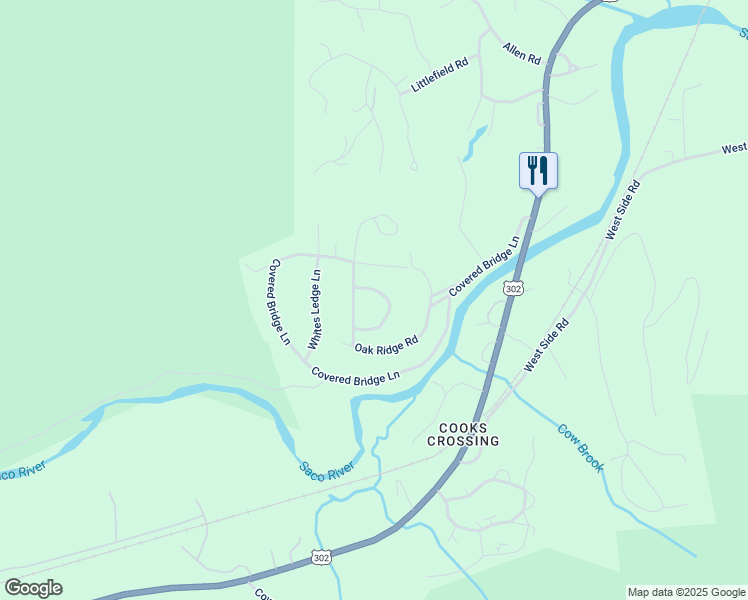 map of restaurants, bars, coffee shops, grocery stores, and more near 29 Attitash Loop in Bartlett