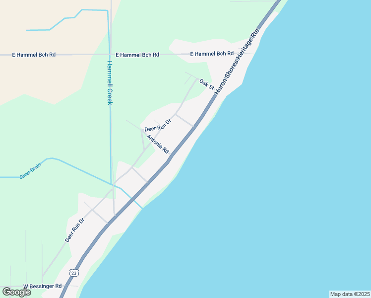 map of restaurants, bars, coffee shops, grocery stores, and more near 300 South U.S. 23 in Au Gres