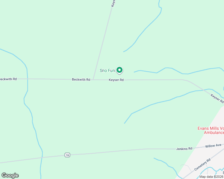 map of restaurants, bars, coffee shops, grocery stores, and more near 27264 Keyser Road in Evans Mills