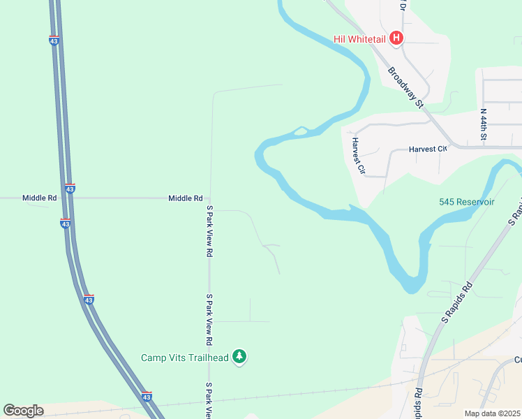 map of restaurants, bars, coffee shops, grocery stores, and more near 1600 Westbury Court in Manitowoc