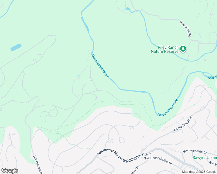 map of restaurants, bars, coffee shops, grocery stores, and more near 1650 Northwest Putnam Road in Bend