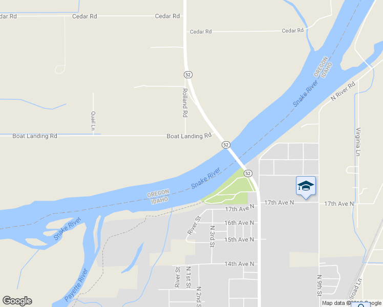 map of restaurants, bars, coffee shops, grocery stores, and more near 207 Boat Landing Road in Ontario
