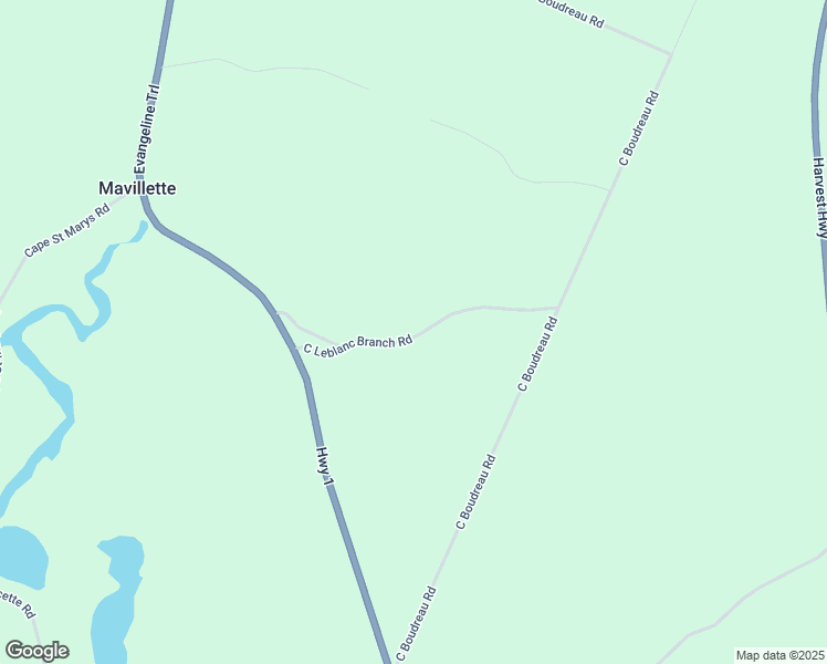 map of restaurants, bars, coffee shops, grocery stores, and more near C Leblanc Branch Road in Clare