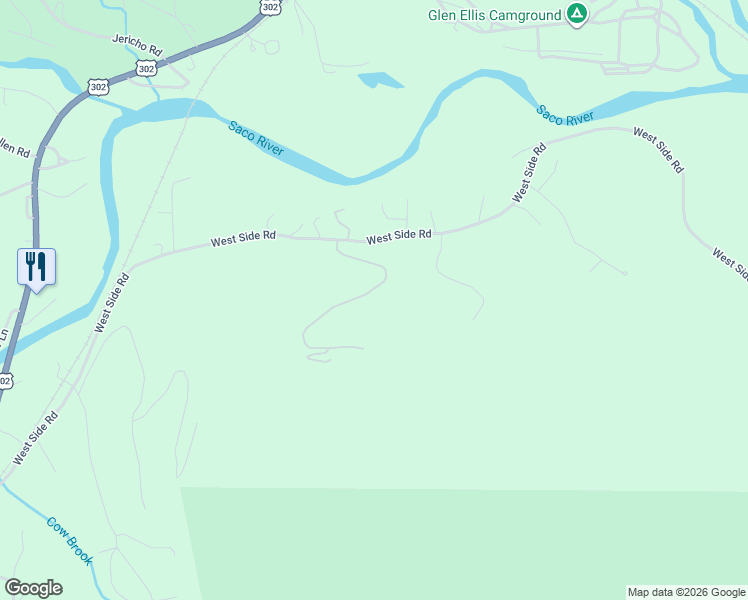 map of restaurants, bars, coffee shops, grocery stores, and more near 5 Attitash Woods Road in Bartlett