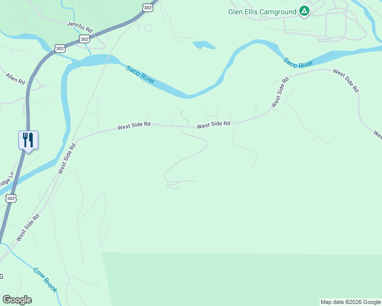 map of restaurants, bars, coffee shops, grocery stores, and more near 14 Attitash Woods Road in Bartlett