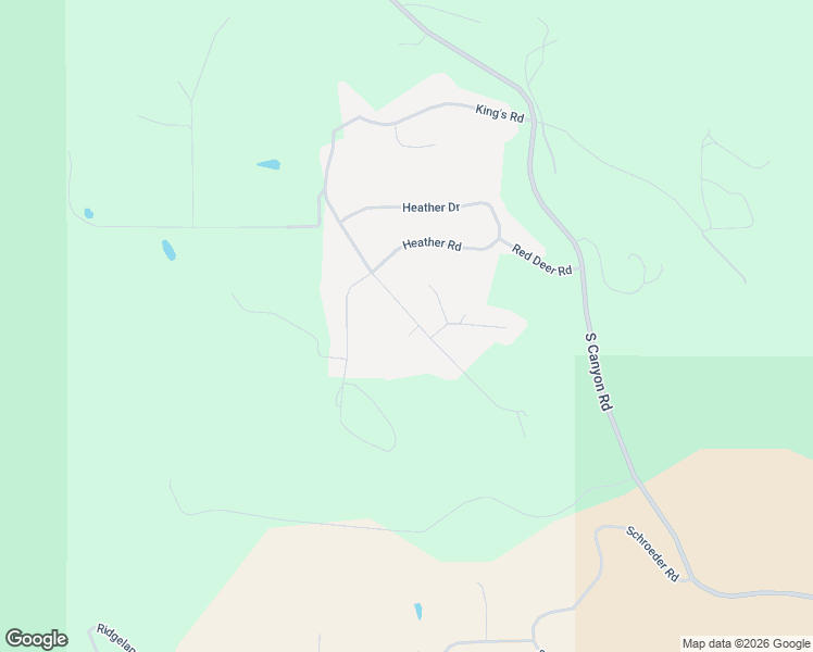 map of restaurants, bars, coffee shops, grocery stores, and more near 1225 King's Road in Rapid City