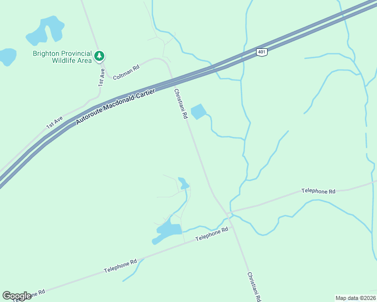 map of restaurants, bars, coffee shops, grocery stores, and more near 528 Christiani Road in Quinte West