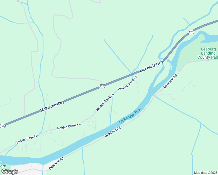 map of restaurants, bars, coffee shops, grocery stores, and more near 42326 McKenzie Highway in Springfield