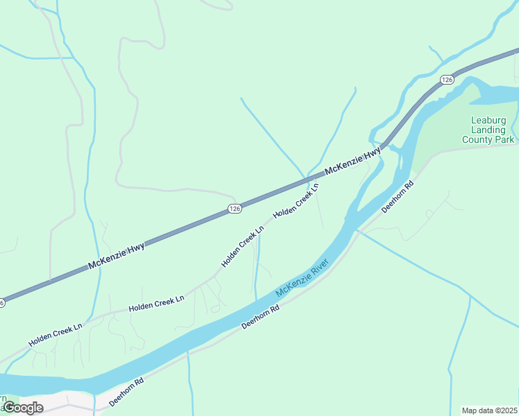 map of restaurants, bars, coffee shops, grocery stores, and more near 42326 McKenzie Highway in Springfield