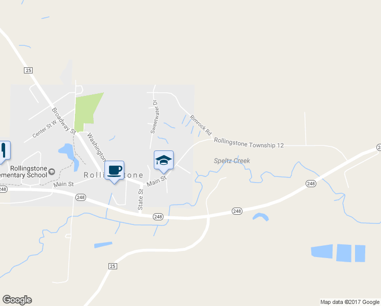 map of restaurants, bars, coffee shops, grocery stores, and more near 188 Main Street in Rollingstone