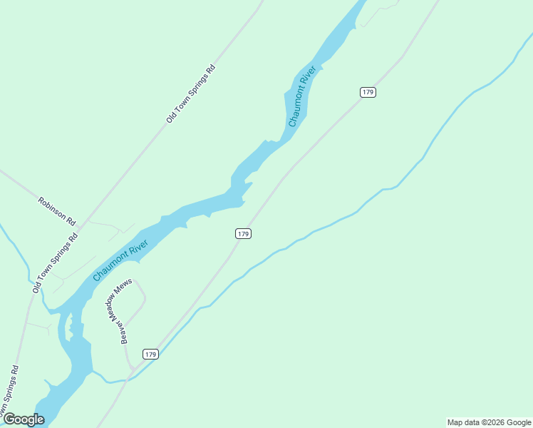map of restaurants, bars, coffee shops, grocery stores, and more near 29500-30398 County Road 179 in Chaumont