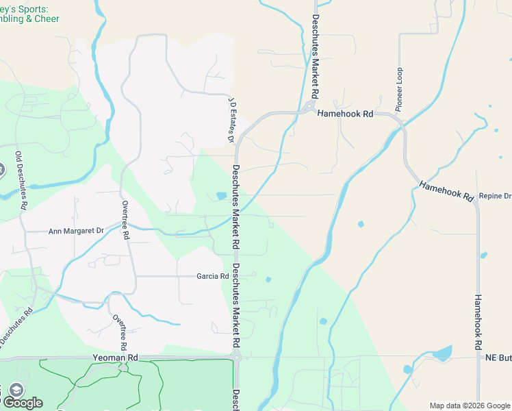 map of restaurants, bars, coffee shops, grocery stores, and more near 63400 Deschutes Market Road in Bend
