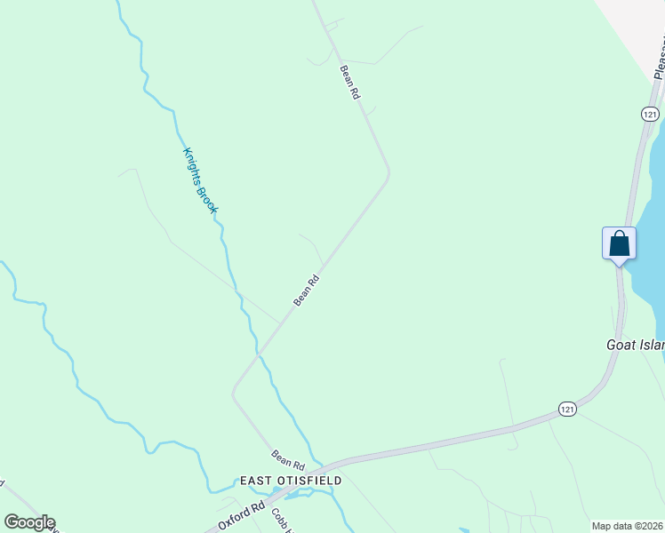 map of restaurants, bars, coffee shops, grocery stores, and more near 127 Bean Road in Otisfield