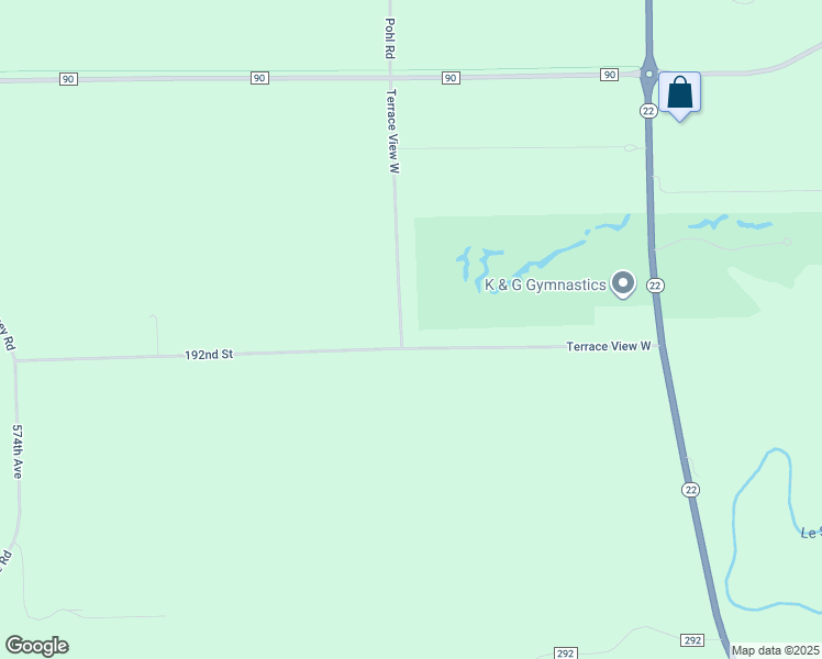map of restaurants, bars, coffee shops, grocery stores, and more near 306 Terrace View West in Mankato