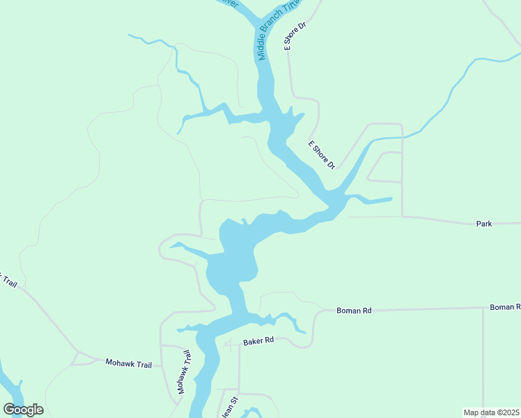 map of restaurants, bars, coffee shops, grocery stores, and more near 4694 Mohawk Trail in Gladwin