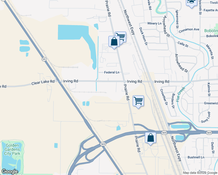 map of restaurants, bars, coffee shops, grocery stores, and more near 1680b Irving Road in Eugene