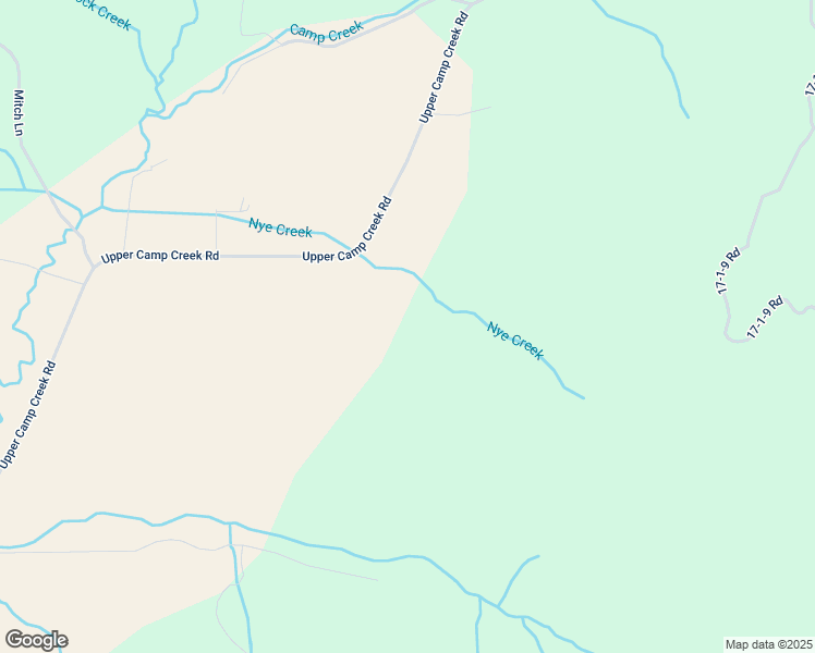 map of restaurants, bars, coffee shops, grocery stores, and more near 38704 Upper Camp Creek Road in Springfield