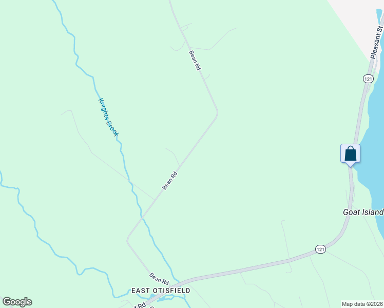 map of restaurants, bars, coffee shops, grocery stores, and more near 127 Bean Road in Otisfield