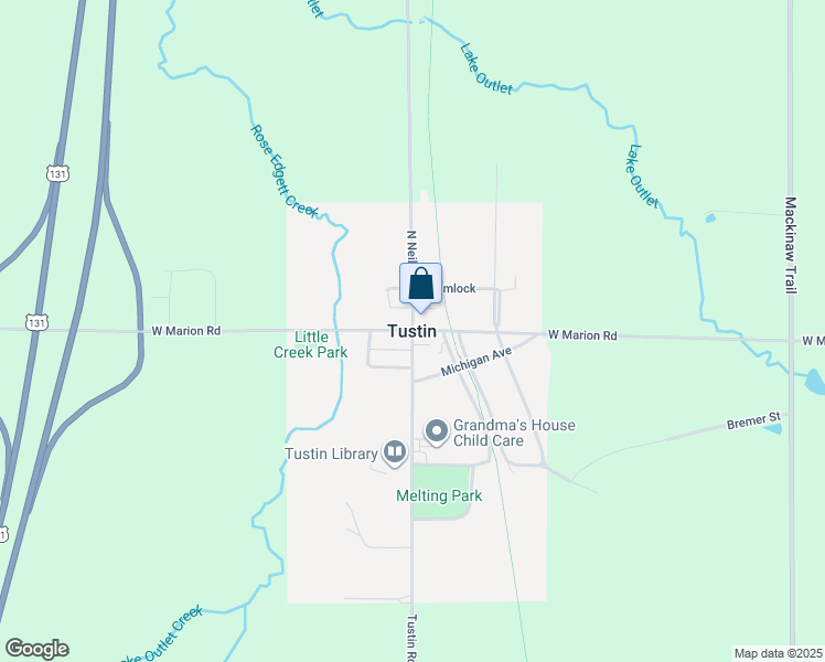 map of restaurants, bars, coffee shops, grocery stores, and more near in Tustin