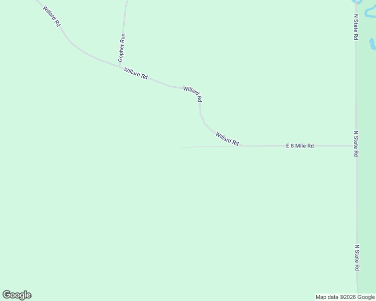 map of restaurants, bars, coffee shops, grocery stores, and more near 5263E8 East 8 Mile Road in Luther