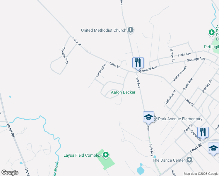map of restaurants, bars, coffee shops, grocery stores, and more near 95 Locksley Road in Auburn