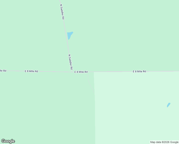 map of restaurants, bars, coffee shops, grocery stores, and more near East 8 Mile Road in Luther