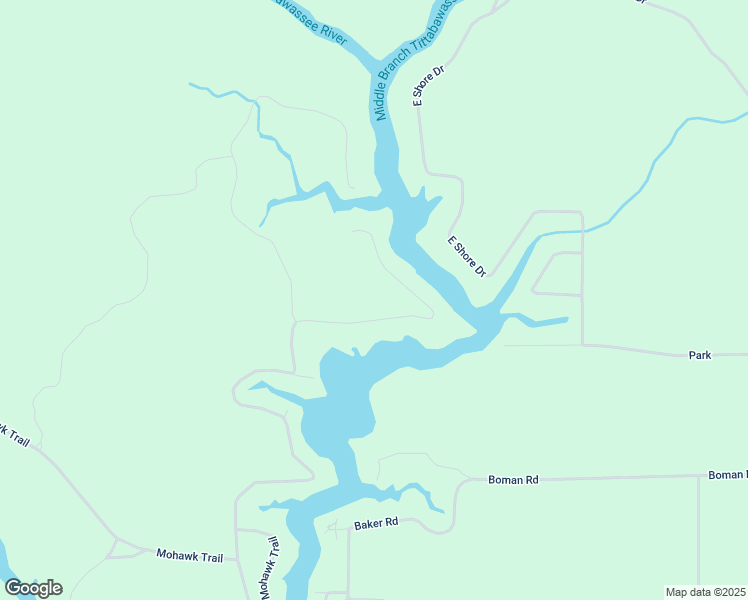 map of restaurants, bars, coffee shops, grocery stores, and more near 4694 Mohawk Trail in Gladwin