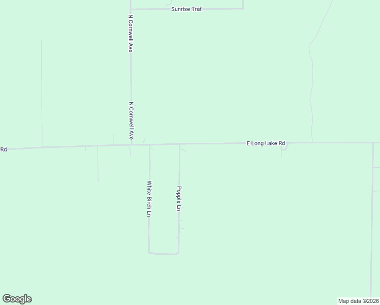 map of restaurants, bars, coffee shops, grocery stores, and more near 6250 East Long Lake Road in Harrison