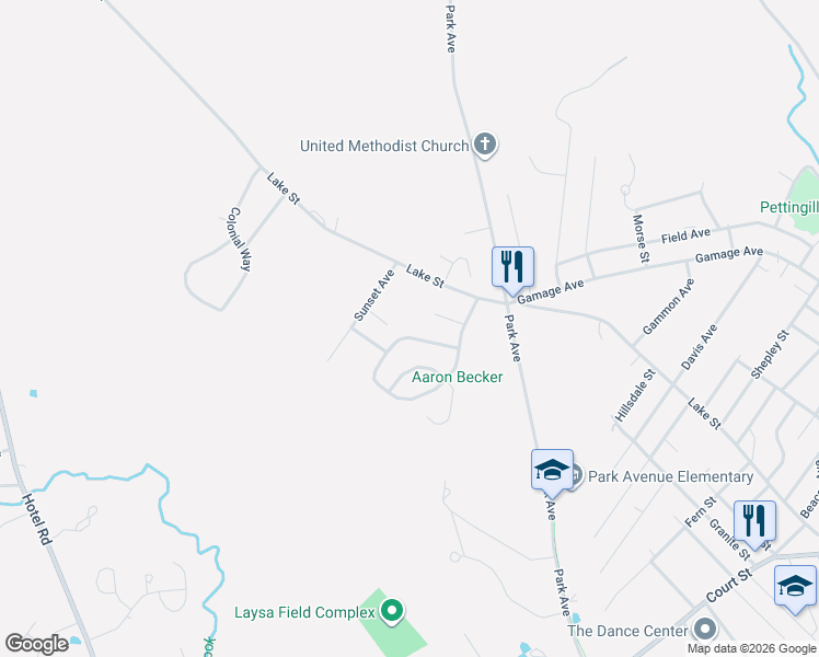 map of restaurants, bars, coffee shops, grocery stores, and more near 20 Sunset Court in Auburn