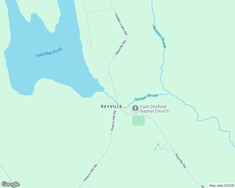 map of restaurants, bars, coffee shops, grocery stores, and more near 277 Rayville Road in Otisfield