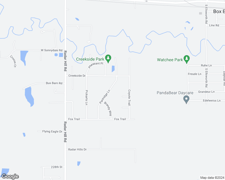 map of restaurants, bars, coffee shops, grocery stores, and more near 22748 Partridge Lane in Box Elder