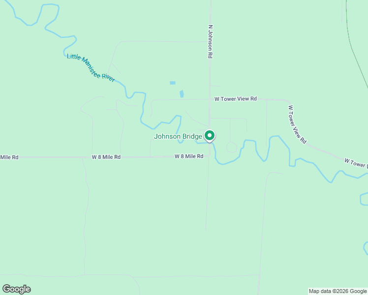 map of restaurants, bars, coffee shops, grocery stores, and more near 6300 West 8 Mile Road in Irons