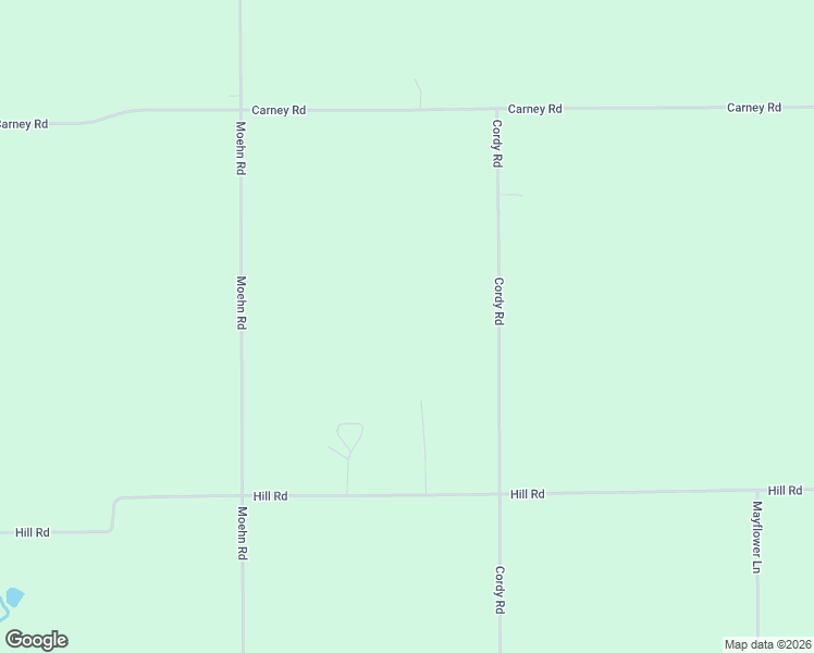 map of restaurants, bars, coffee shops, grocery stores, and more near N5999 Cordy Road in Hilbert
