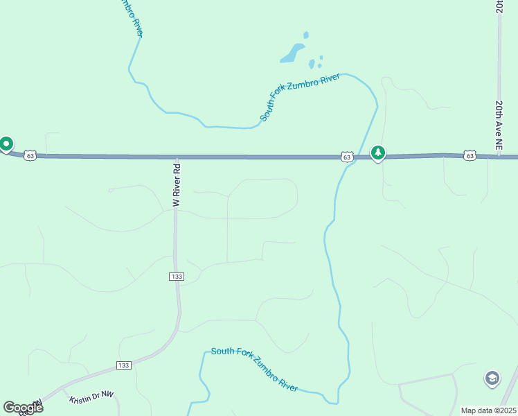 map of restaurants, bars, coffee shops, grocery stores, and more near 249 Majestic Road Northwest in Rochester