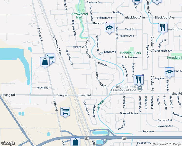 map of restaurants, bars, coffee shops, grocery stores, and more near 3009 Teal Place in Eugene