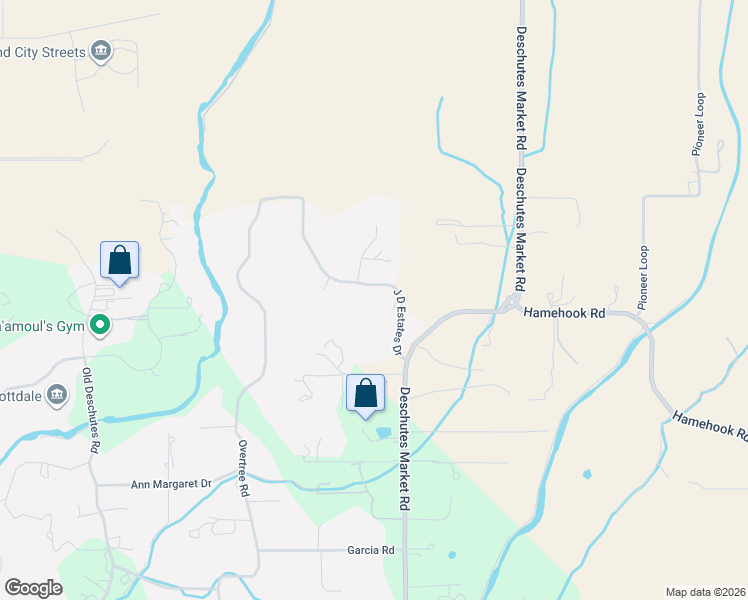 map of restaurants, bars, coffee shops, grocery stores, and more near 63517 J D Estates Drive in Bend