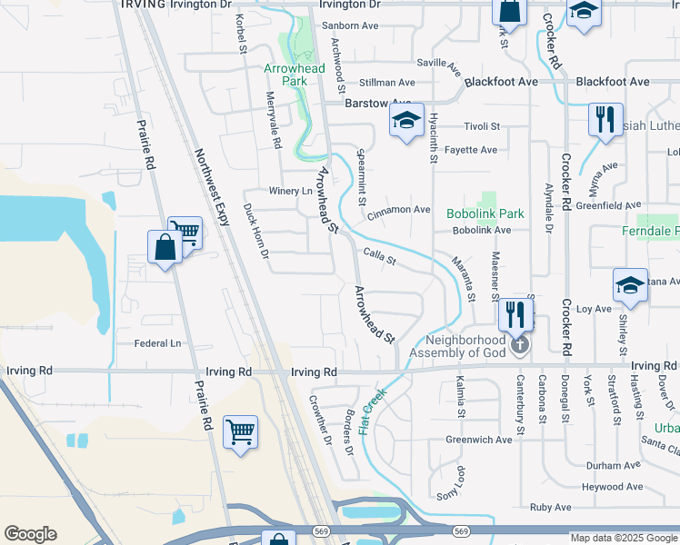 map of restaurants, bars, coffee shops, grocery stores, and more near 3009 Teal Place in Eugene