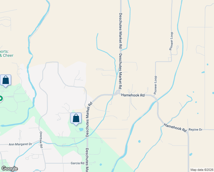 map of restaurants, bars, coffee shops, grocery stores, and more near 63545 Deschutes Market Road in Bend
